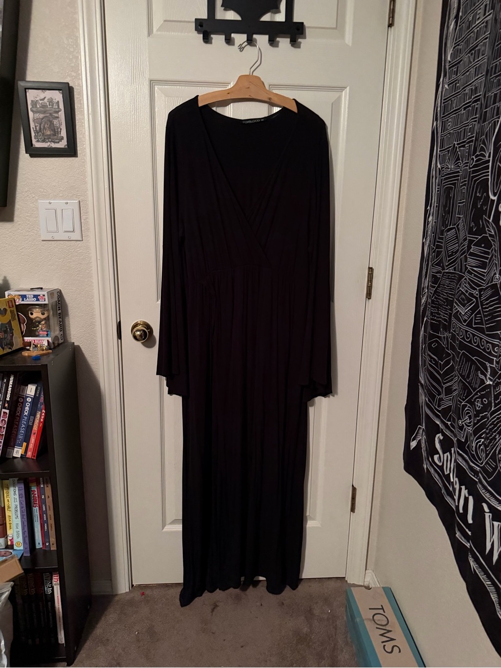 Foxblood Cassandra Bell Sleeve Maxi